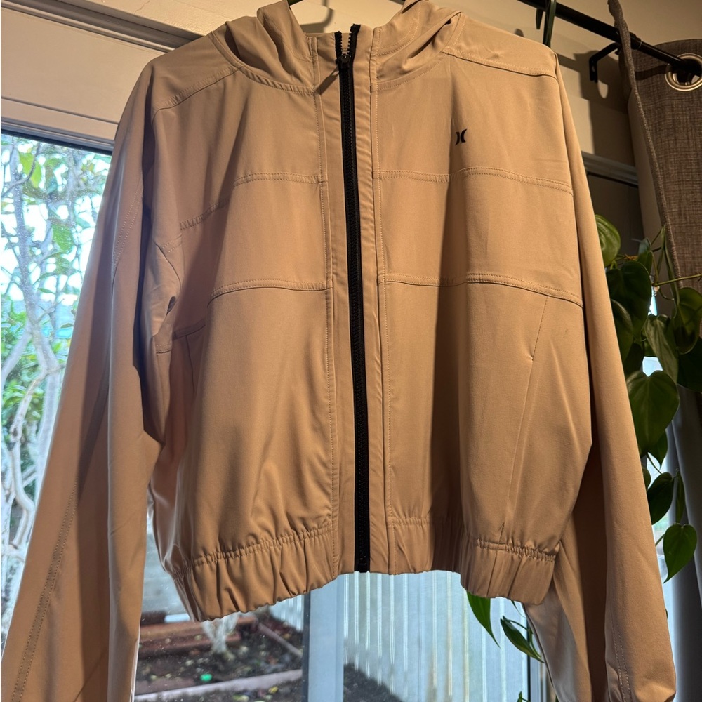 Hurley Tan Jacket with Black Accents
